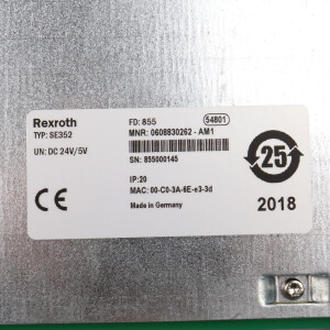 Rexroth Steuereinheit SE352 0608830262 OVP