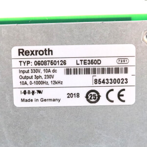 Rexroth Leistungsteil LTE350D 0608750126 OVP