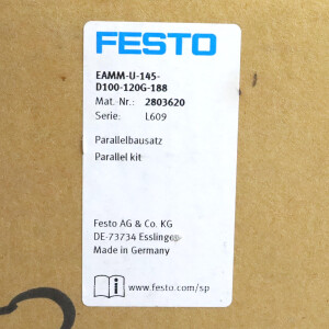 Festo Parallelbausatz EAMM-U-145-D100-120G-188 2803620 OVP