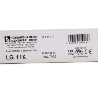Rübsamen&Herr Austrittsfilter LG 11K OVP