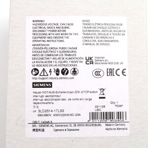 Siemens Lasttrennschalter 3LD2514-1TL53 OVP