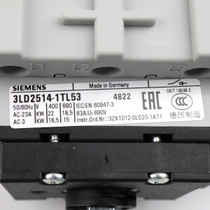 Siemens Lasttrennschalter 3LD2514-1TL53 OVP