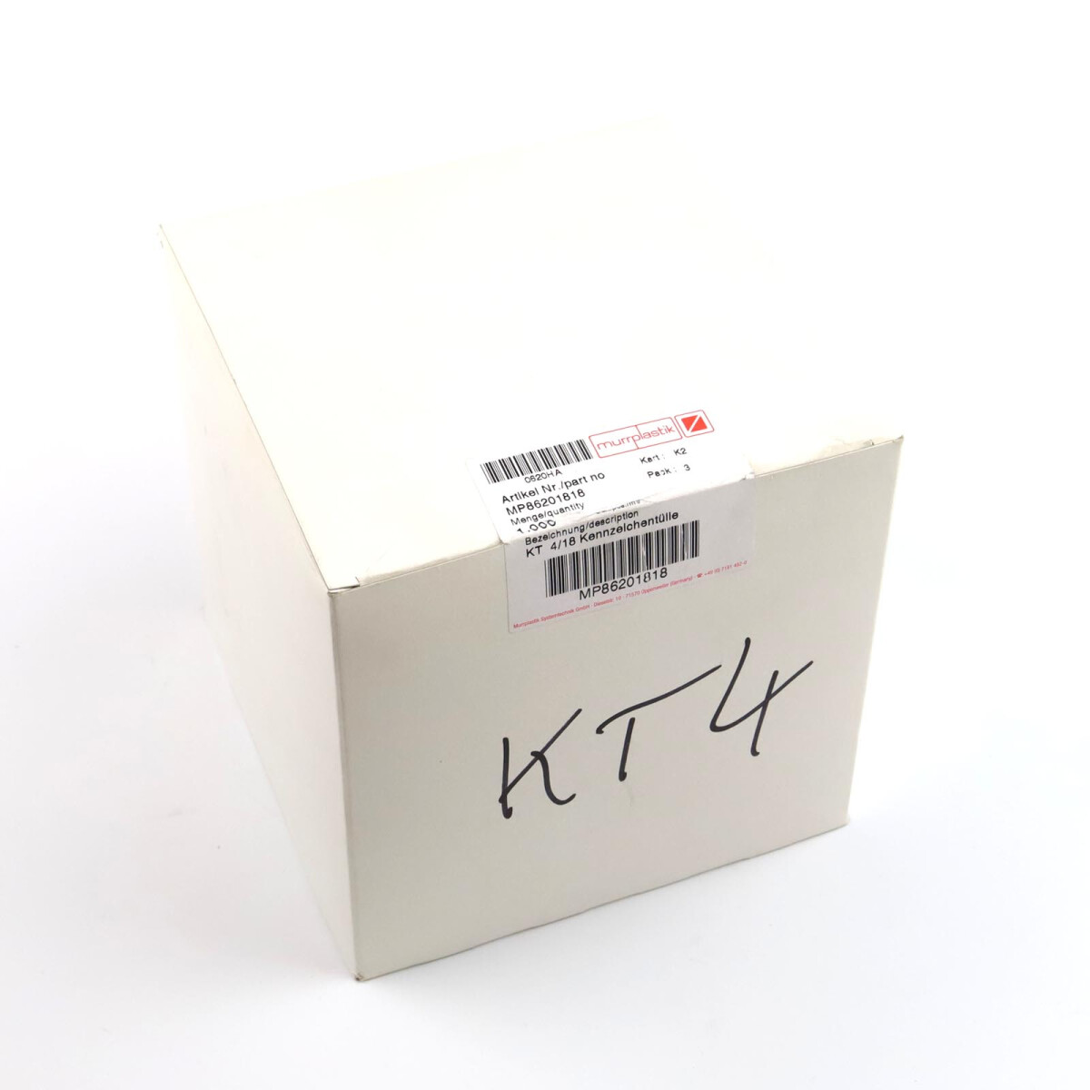 Murrplastik Kennzeichentülle KT 4/18 MP86201818 (1000St