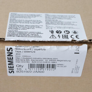 Siemens Abdeckprofil 8US1922-2AA00 (10Stk.) OVP