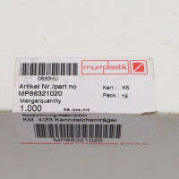 Murrplastik Kennzeichenträger KM 4/23 MP86321020 (1000Stk.) OVP