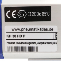 Knoth Hochdruck-Kugelhahn KH 38 HD P OVP