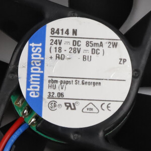 ebm-papst DC-Lüfter 8414 N 24VDC NOV