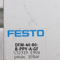 Festo Führungszylinder DFM-40-80-B-PPV-A-GF 532319 GEB