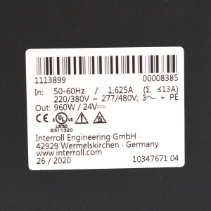 INTERROLL Schaltnetzteil HP5424 1113899 NOV
