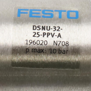 Festo Rundzylinder DSNU-32-25-PPV-A 196020 NOV