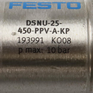 Festo Rundzylinder DSNU-25-450-PPV-A-KP 193991 NOV