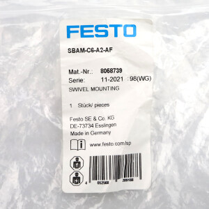 Festo Schwenkbefestigung SBAM-C6-A2-AF 8058739 OVP
