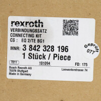 Rexroth Verbindungssatz EQ 2/TE BG 3842328196 OVP