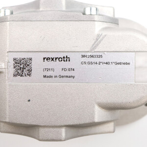 Rexroth Aufsteckgetriebe GS14-2 3842563325  i=40:1 GEB