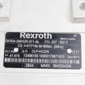 Rexroth Getriebemotor GKM16-3 47/714B IE3 B 3842554306 i= 47,879 NOV