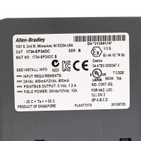 Allen Bradley I/O Extension Power Module 1734-EP24DC Ser.B OVP