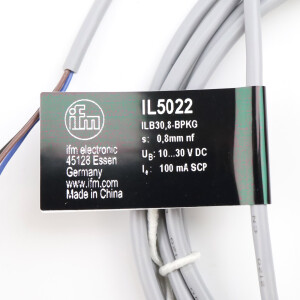ifm Induktiver Sensor IL5022 ILB30,8-BPKG OVP
