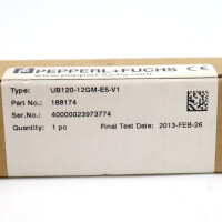 Pepperl+Fuchs Ultraschallsensor UB120-12GM-E5-V1 188174 OVP