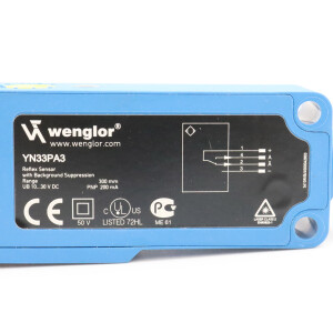 Wenglor Reflextaster YN33PA3 OVP