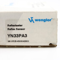 Wenglor Reflextaster YN33PA3 OVP