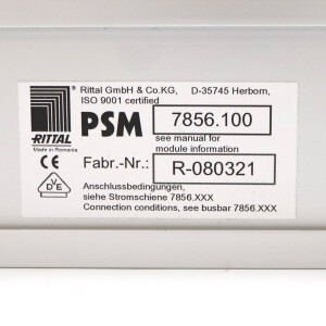 RITTAL Steckdosenmodul PSM 7856.100 OVP