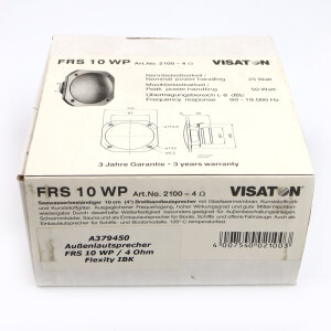 VISATON Breitbandlautsprecher FRS 10 WP 2100 4Ohm OVP