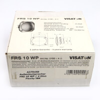 VISATON Breitbandlautsprecher FRS 10 WP 2100 4Ohm OVP