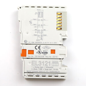 Beckhoff 1-Kanal-Analog-Eingangsklemme EL3121 GEB
