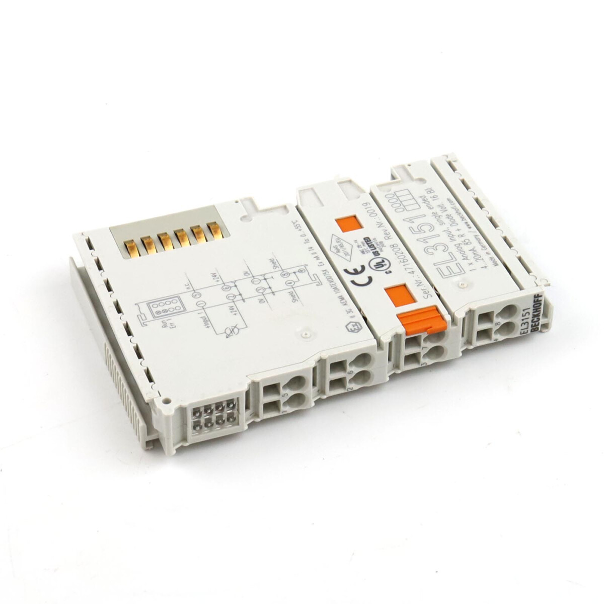 Beckhoff 1-Kanal-Analog-Eingangsklemme EL3151 GEB