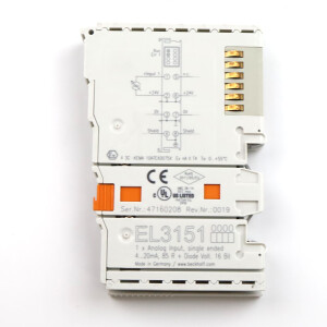 Beckhoff 1-Kanal-Analog-Eingangsklemme EL3151 GEB
