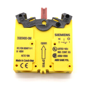 Siemens Schaltelement 3SB3400-0M NOV