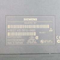 Simatic S7 CPU412-1 6ES7 412-1XF03-0AB0 E-Stand:06 V3.0.1 GEB