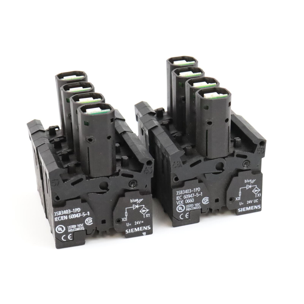 Siemens Lampenfassung 3SB3403-1PD (8Stk.) NOV