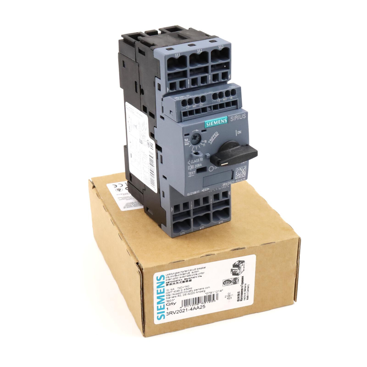 Siemens Leistungsschalter 3RV2021-4AA25 OVP