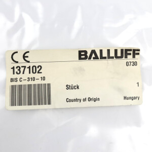 Balluff Lese-/Schreibkopf BIS006N BIS C-310-10 OVP