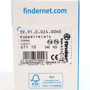 Finder MasterTIMER-Relais 39.91.0.024.0060 (10Stk.) OVP