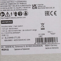 Siemens Hauptschalter 3LD3448-0TL53 OVP