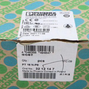 Phoenix Contact Schutzleiter-Reihenklemme PT 16 N-PE 3212147 (49Stk.) OVP