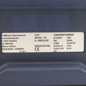 ProMinent Dosierpumpe VAMC04063PPE060M00 64/76,8 l/h 4bar NOV