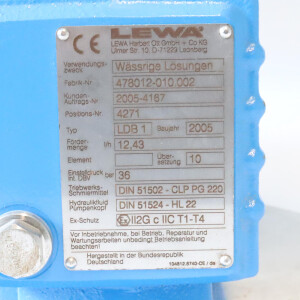 Lewa Membrandosierpumpe LDB1 12,43l/h GEB