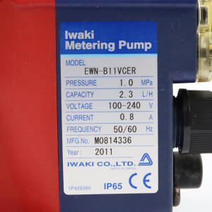 IWAKI Dosierpumpe EWN-B11VCER 2,3l/h 1,0MPa GEB