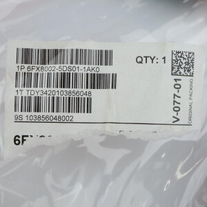 Siemens Leistungsleitung 6FX8002-5DS01-1AK0 OVP