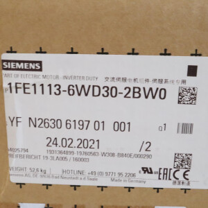 Siemens Stator 1FE1113-6WD30-2BW0 OVP