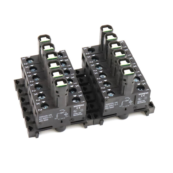 Siemens Lampenfassung 3SB3 420-1PE (12Stk.) NOV