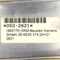 SIMATIC S5 SPEICHER 374 6ES5 374-2AH21 256KB GEB