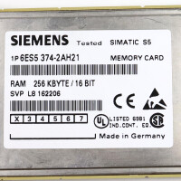 SIMATIC S5 SPEICHER 374 6ES5 374-2AH21 256KB GEB