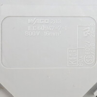 WAGO 2-Leiter-Durchgangsklemme 283-601 (28Stk.) GEB