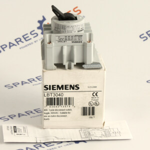 Siemens Motorschalter 3-Polig LBT 3040 40A OVP