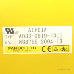 Fanuc I/O Interface Module A03B-0819-C011 AIF01A GEB