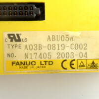 Fanuc Rack 5 Slot ABU05A A03B-0819-C002 GEB